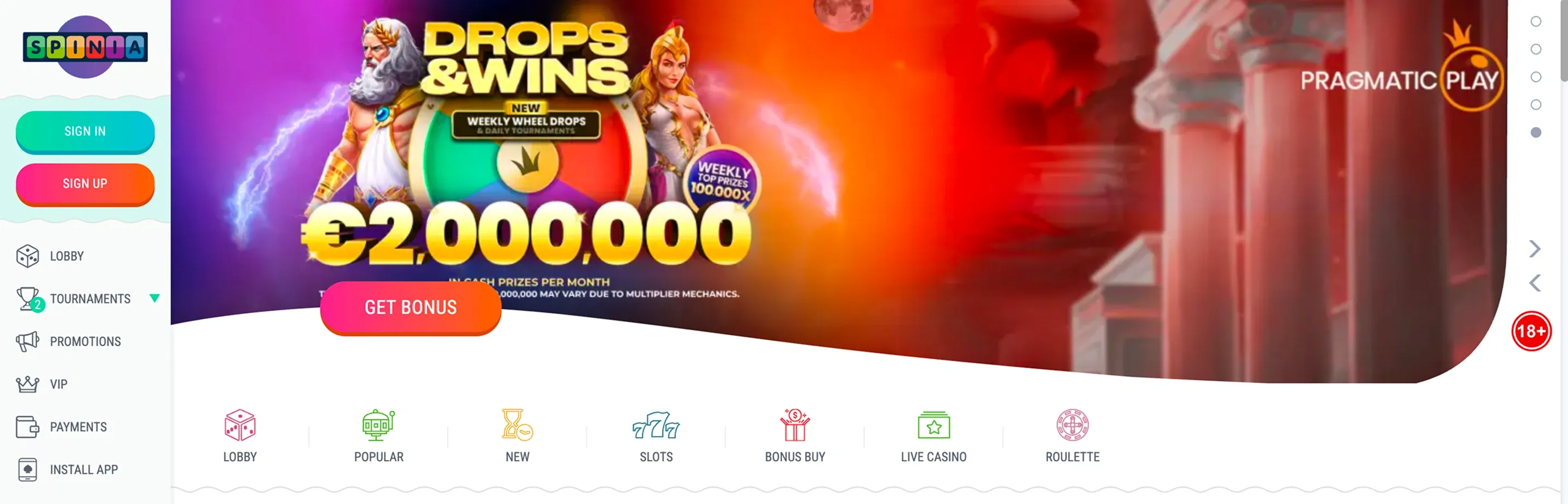 Spinia Casino